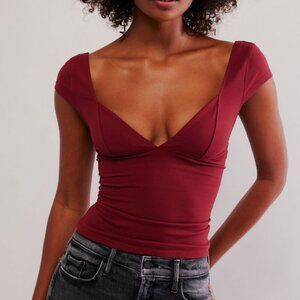 FREE PEOPLE Duo Corset Cami Medium